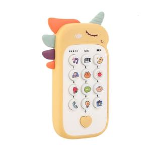 Early Development Educational Phone For Infants With Music Sound Effects Safe Durable Construction