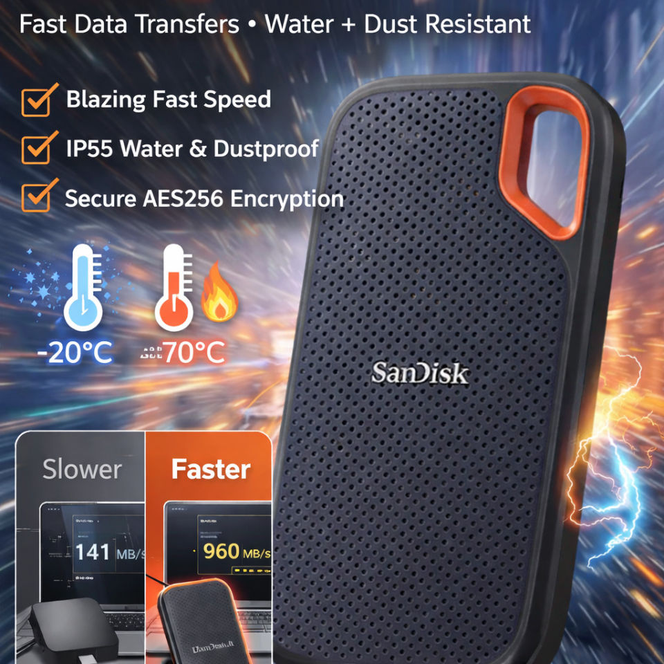 High-speed portable SSD High-speed solid-state mobile hard drive High-speed portable High-speed solid-state mobile hard drive External Hard Disk HDD Large Capacity Lightweight Type-C Interface