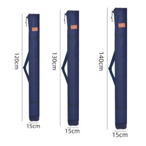 Fishing Rod Bag Fishing Umbrella Bag Foldable Canvas Rod Bag Large Capacity Storage Bag Fishing Tool Storage Bag