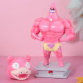 Muscular Man SpongeBob SquarePants Patrick Star Resin Action Figure Anime Figure Model Toys Collection Doll Gift with Box 16-20cm. 