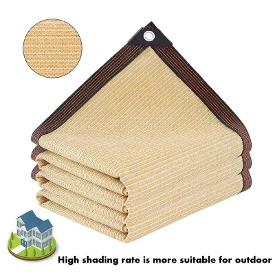Sun Shade Net Anti-UV Sunshade Net Sunblock Shade Cloth Outdoor Garden Sunscreen Sun Shelter Car Cover Balcony Shade