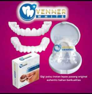 [ TERLARIS ] VENNER WHITE Gigi Palsu instan lepas pasang Atas dan Bawah Original Authentic 100%
