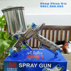 Súng phun sơn Yunica K100 bec 1.3 chuyên màu và bóng cho pu xe máy nội thất