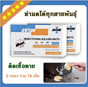 เจลกำจัดมด ยาฆ่ามด กําจัดมด ยาฆ่ามด ตายยกรัง ไม่อัตรายต่อสัตว์เลียง สำหรับมดทุกชนิด 8ชิ้น 100%ได้ผล