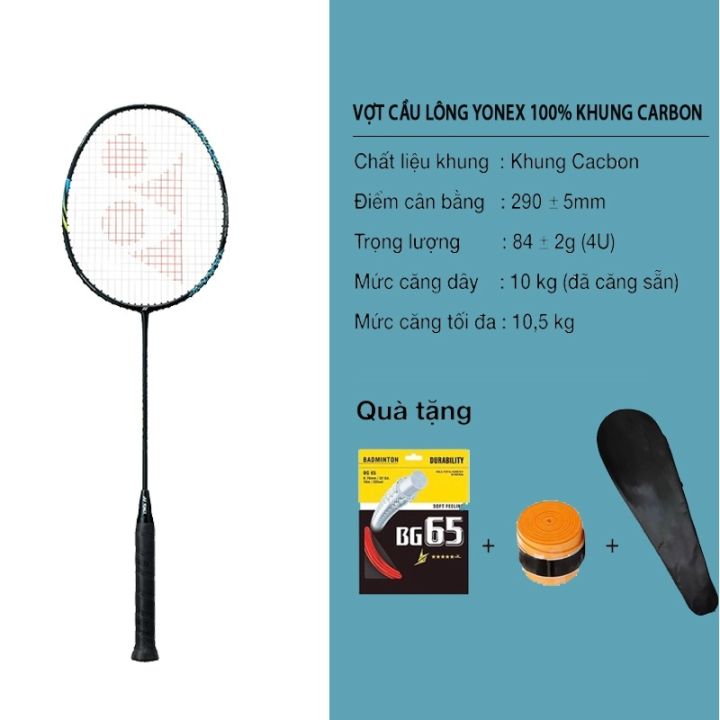Vợt Cầu Lông Yonex Astrox 100zz 100% Khung Carbon 4U Căng Sẵn 10kg ...