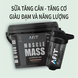 Sữa Tăng Cân Tăng Cơ MUSCLE MASS Tập Gym - Hàng chính hãng AFIT