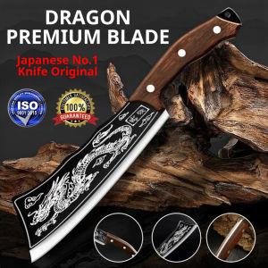 BLACK DRAGON KNIFE Japanese Titanium Steel with High quality wooden knife handle
