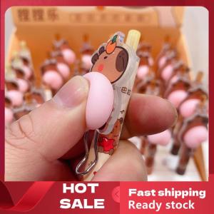 🚚【Local Express Delivery】🚚 Kawaii Capybara Cartoon Butt Gel Pens 0.5mm Cute Funny Ballpoint Pen Stationery Press Pens Kids Toys Gift