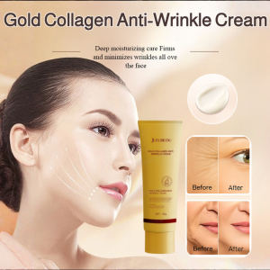 Gold Collagen Anti-Wrinkle Cream Reduce Fine Lines Nourishing Tighten Skin Essence Cream Anti-Aging Whitening Moisturizing Skin Care Peptide Highly Effective Repairing Skin Skin Care Cream黄金胶原蛋白抗皱霜