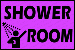 SHOWER ROOM (LAMINATED/PVC) SIGNAGE