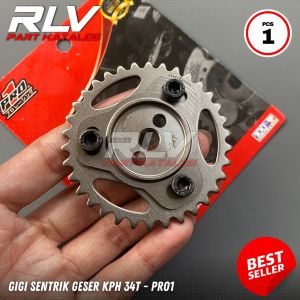 GIGI SENTRIK GESER SUPRA X 125 KARISMA 34 T 34T AH1 RACING - ADJUSTABLE TIMING GEAR SUPRA X 125 KARISMA 34T AH1 RACING