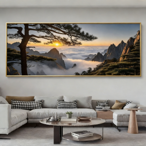 Modern Aesthetic home decor Mural accent wall decor display painting living room frame painting display