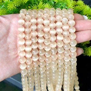 Ngàn Tinh Thể và Mười Ngàn Hạt Cườm Vòng tay hạt đá mắt mèo tím hạt rời bán thành phẩm làm thủ công diy Phụ Kiện Trang Sức