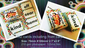 Sight Words Flash Cards | 2nd 100 Words | 70mm x 100mm