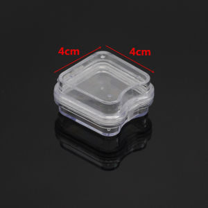 5Pcs Transparent Dental Lab Tooth Storage Box With Film Denture Case Lab Tools Dentist Clinic Supply