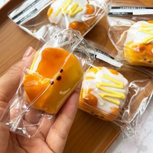 IPIE2 Slow Rebound Cheese Cake Pinch Toy Shiba Inu Flexible Doggy Squeeze Toy Sensory Toys Soft Cute Dog Pinch Toy Decorative