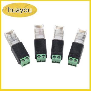 huayou RJ45ถึง RS485 Converter RJ45 Terminal ADAPTER RJ45ถึง RS485 ADAPTER HEAD TO TERMINAL