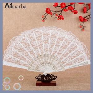 [Cumarba] Vintage Style Lace Folding Fan Chinese Japanese Pattern Art Craft Gift Decor