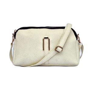 Tas Selempang Wanita Dua Ruang Dengan Resleting Warna Pastel Aesthetic By Khalifah Store