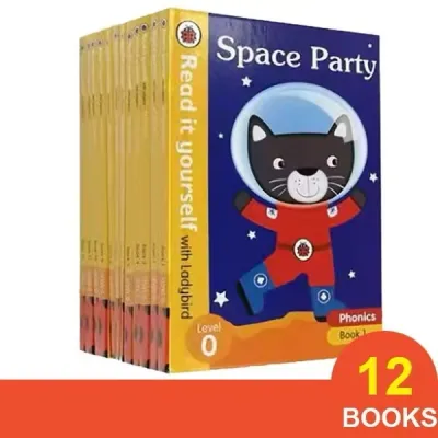 [SG STOCK]Read it Yourself with Ladybird Level 0 12 Books Set Phonics Early Reading Books for Kids
