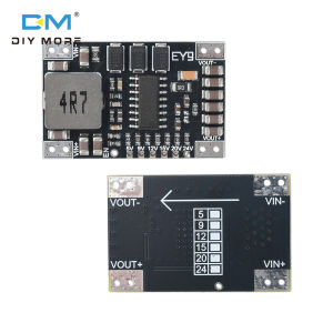 diymore DC-DC 5-15V to 5V/9V/12V/24V Fixed Voltage Output Boost Power Module 5A High-Power Lithium Battery Boost Module