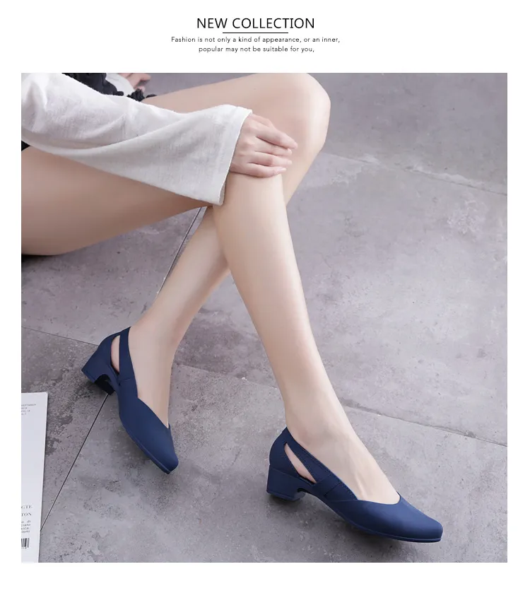 KM Women Florence High Heels Pump Office Shoes Kasut Tinggi Wanita - Main Image