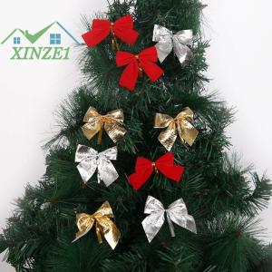 💖💓 12ชิ้นคันธนูสีแดงสำหรับวันวาเลนไทน์สำหรับพวงมาลาแบบชนบทสำหรับฤดูหนาวคันธนูสีแดงโบว์คริสต์มาสขอบทองคันธนูสำหรับตกแต่งงานแต่งงาน