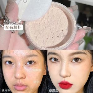 Soft Loose Powder Concealer Long Lasting Makeup Oil Control Dry and Wet Dual Use Powder Makeup Setting PowderHYFF