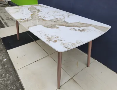 Siena 1+4 Dining Table Set / Modern Luxury 1+6 Sintered Stone Table Set - FRM5378