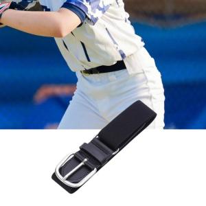Solid Color Baseball Belt Softball Waist Belt Adjustable Waistband Classical Elastic Waistchain Belt for Teenagers Adult