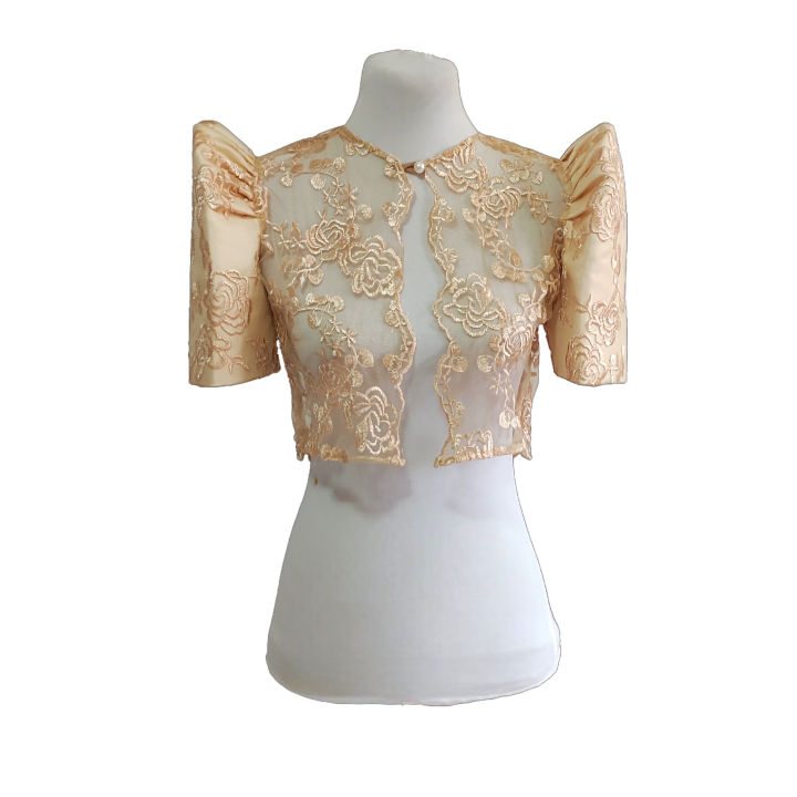 ∆ Modern Filipiniana Bolero lace fabric | Lazada PH