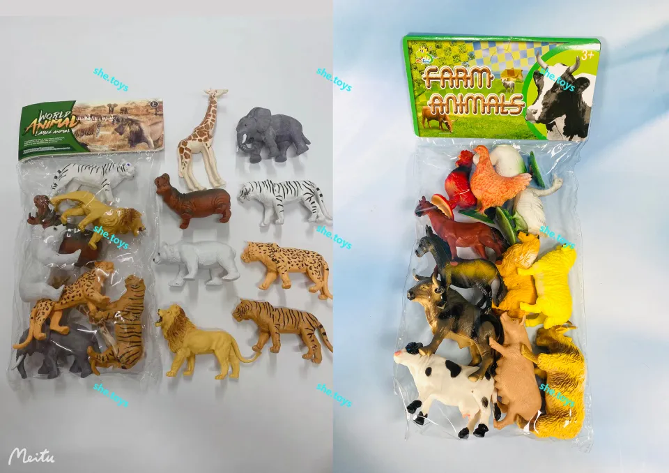 Large 2024 rubber animals