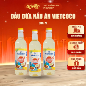 Dầu dừa nấu ăn Vietcoco (nguyên chất) chai 1L