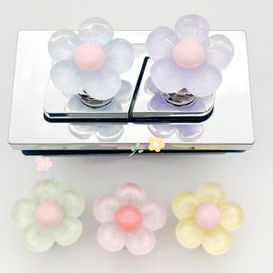 Nút Xả Bồn Cầu Hình Hoa Trong Suốt Dễ Thương – Set 3 cái – Trang Trí Nhà Vệ Sinh Độc Đáo Nhiều Màu