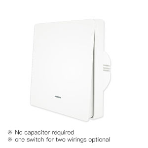 [SG Stock] MOES Tuya Zigbee Smart Light Switch No Neutral Wire No Capacitor Required 1/2/3 Gang Wall Switch Works with Alexa Google Home (No DC)
