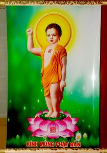 Tranh Phật Đản Sanh-Nhiều mẫu