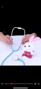 YBL Doctor Set Toys for Kids Medical Equipment Toys Pretend Play Doctor Kit with Stethoscope Wooden Dentist Tools Medical Bag Educational Role Play Gift Boys Girls