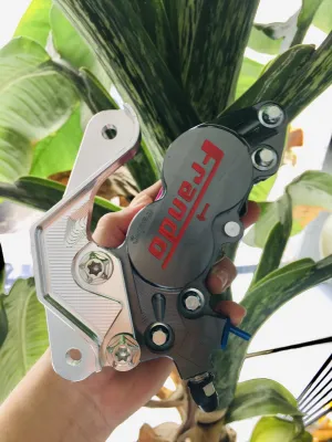Heo dầu frando 4piston kèm pát winner đĩa 260/267mm kèm 2 ốc salayza