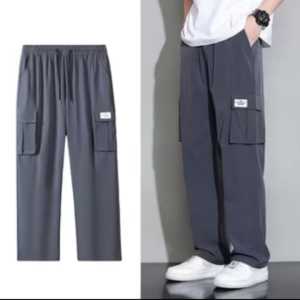 Celana Cargo Pria Celana Panjang Loose Pants Celana Cargo Panjang Kasual