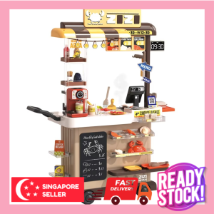 Tutusbaby Teppanyaki Food Truck Pretend Play Toys (102cm Height)