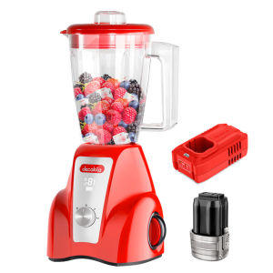 Decakila KEJB051 16V SHARE Battery Series Cordless Stand Blender 300W 2000mAh 1.5L 6 Cups 2 Speeds LED Display 1-Year Warranty