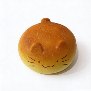 GENENIC Slow Rising Bread Fidgets Toys Hand Relax Cat Shape Slow Rebound Toy Children Pinch Kitty Bread Squeeze Toy Kids Adults