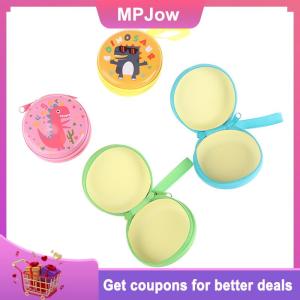 【MPJow】 Lovely Dinosaur Round Coin Purses Cute Print Wallet Zipper Change Purse For Boys Girls Earphones Storage Pouch