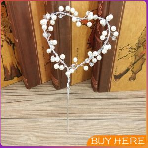 Buy Here มงกุฎแต่งเค้ก มงกุฏไข่มุก ตกแต่งเพิ่มความน่ารัก เค้ก DIY อุปกรณ์ทำเค้ก Cake crown