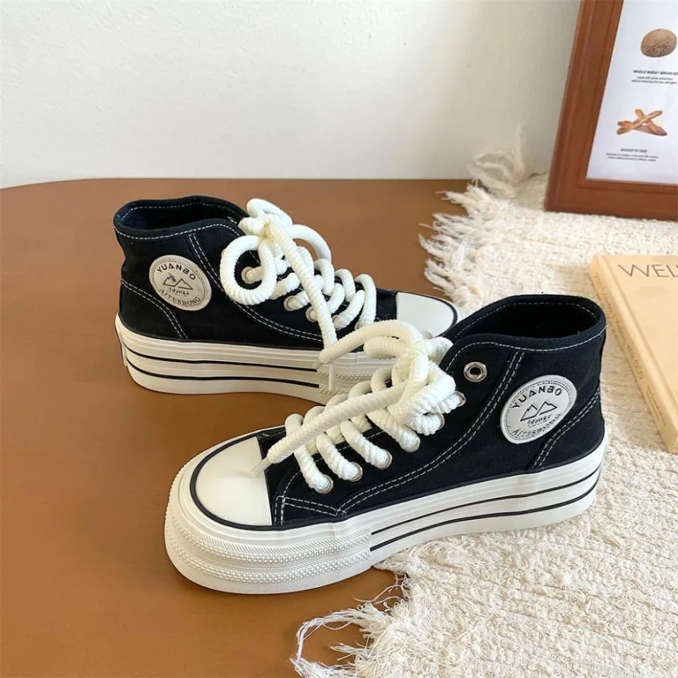 RENBEN Spring New Arrival Women's High-Top Casual Canvas Shoes