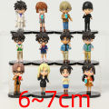 Hi Toy 12pcs/set Detective Conan Conan Edogawa Haibara Ai Kid Hattori Heiji Furuya Rei Akai Shuichi Cute Toys Figure Model Dolls. 