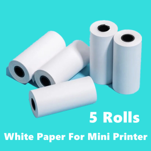 【Manila Stock】Adhesive Print Paper Sticker For LIOTOG C9 C15 C19 Smart Mini Portable Bluetooth Thermal Printer Photo Printer Color White Transparent For Paperang P1 P2 P2S Model