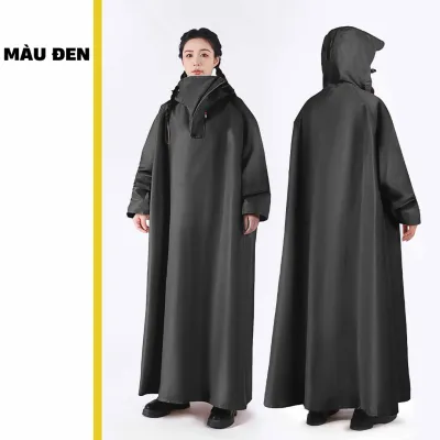 Áo mưa xe máy chống thấm nước siêu bền | Chất liệu vải bền bỉ chống rách và rò rỉ khi trời mưa lớn và thích ứng với tư thế lái xe của bạn.