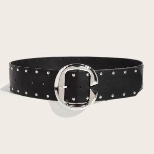 BGS-596 Belt Ring Full Lubang / Gesper Pria And Wanita Aksesoris Fashion Style Kekinian