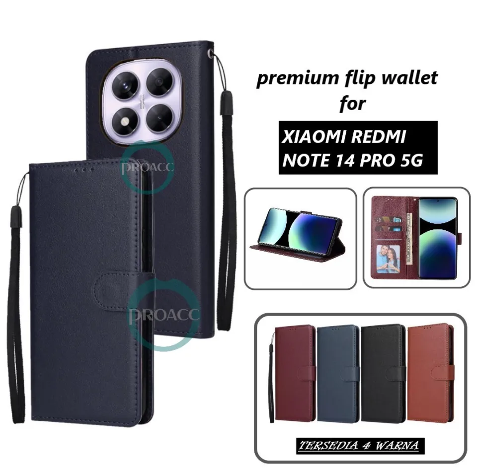 SEAHAI Leather Flip Case For Xiaomi Redmi Note 14 5G
